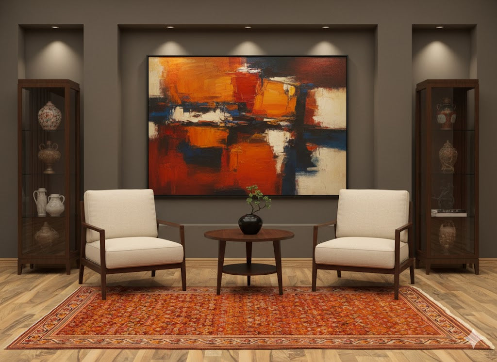 Tappeto Antico Teheran (Circa 1940) – Capolavoro delle Manifatture di Corte 195 cm x 135 cm