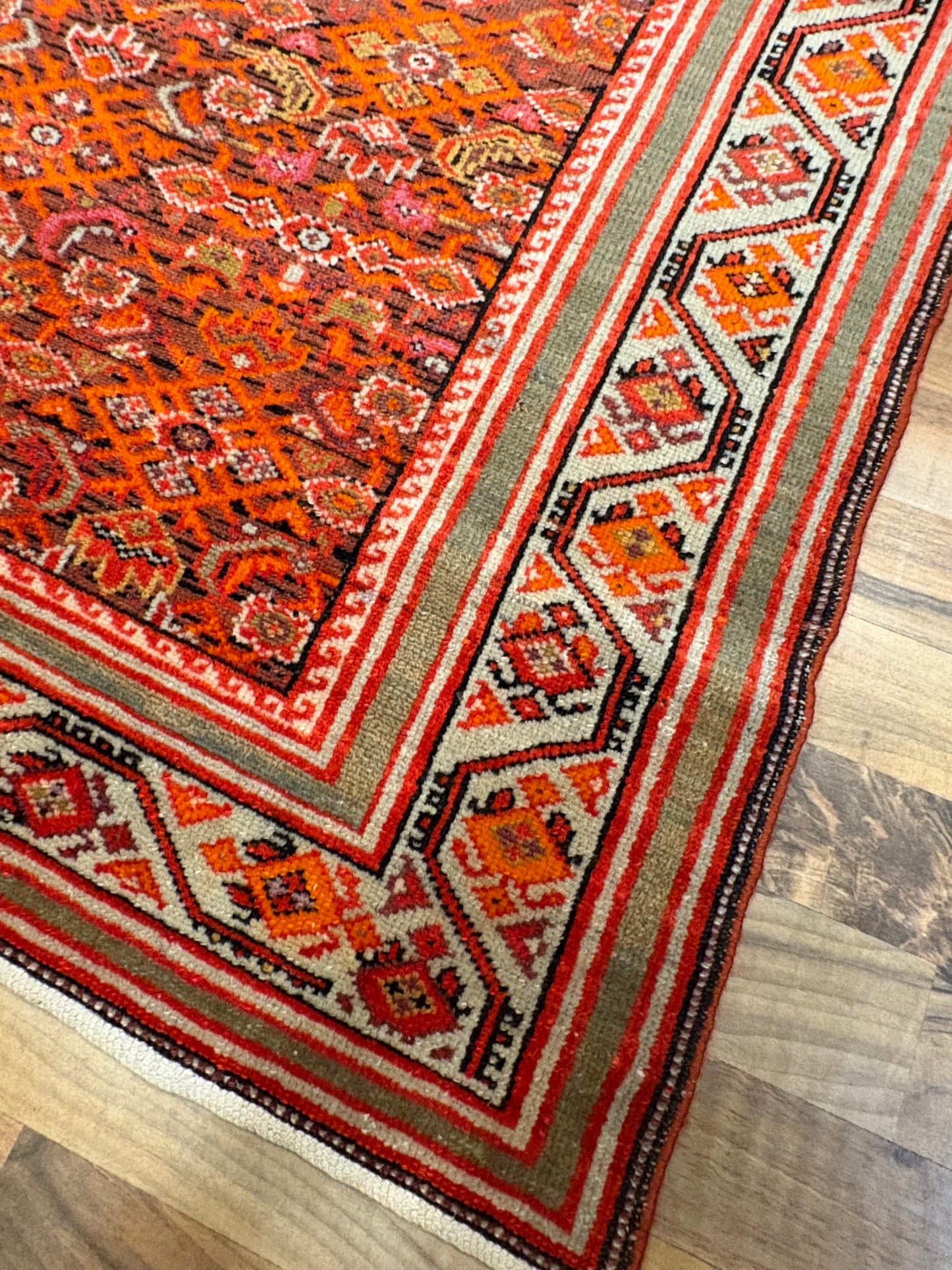 Tappeto Antico Teheran (Circa 1940) – Capolavoro delle Manifatture di Corte 195 cm x 135 cm